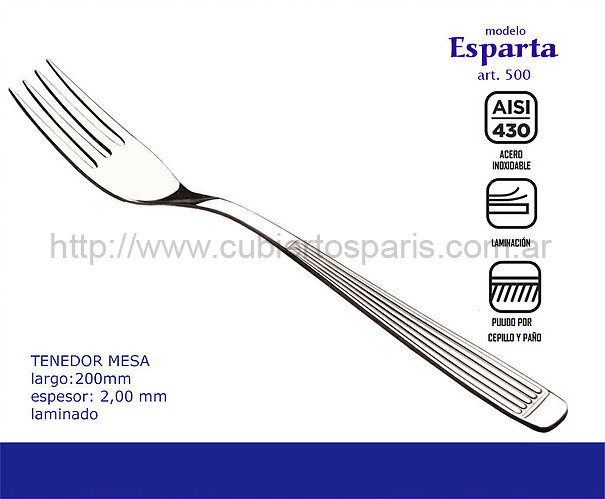 Tenedor de mesa