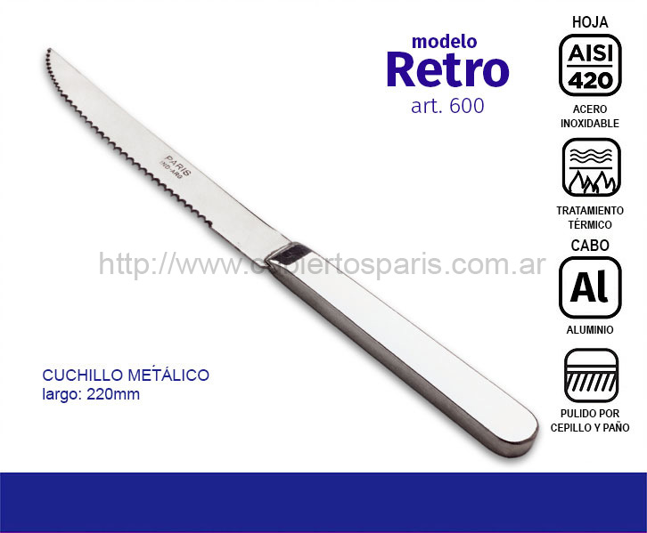 Cuchillo Metalico